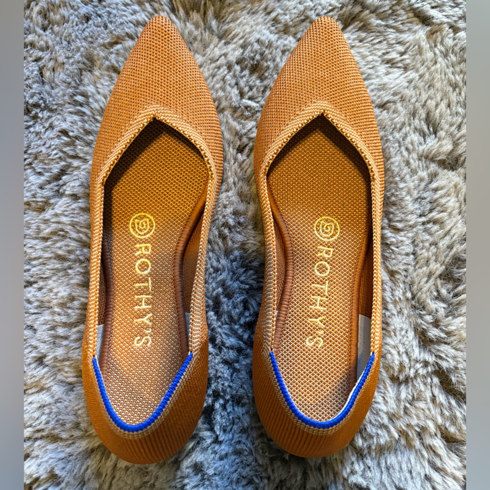 Rothy's Women's Brown and Blue Flats